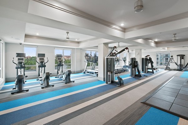 fitness center at Vue at Belleair Apartments