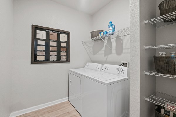 laundry room at Vue at Belleair Apartments