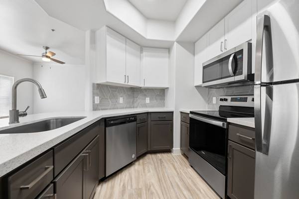kitchen at GlenEagles Apartments