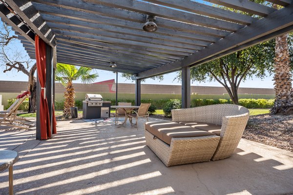 grill area at San Riva At The Foothills Apartments