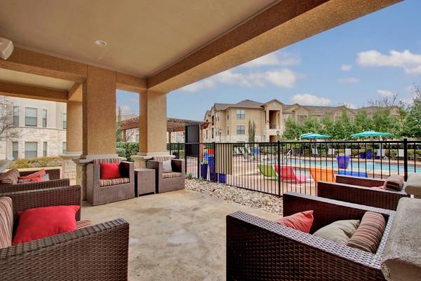 patio at Autumn Ranch On Swenson Farms Apartments