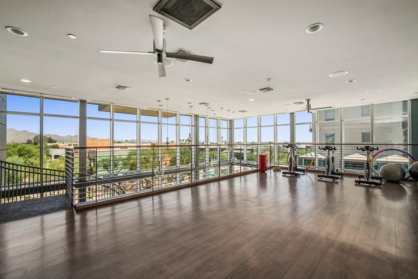 yoga/spin studio at Broadstone Scottsdale Quarter Apartments