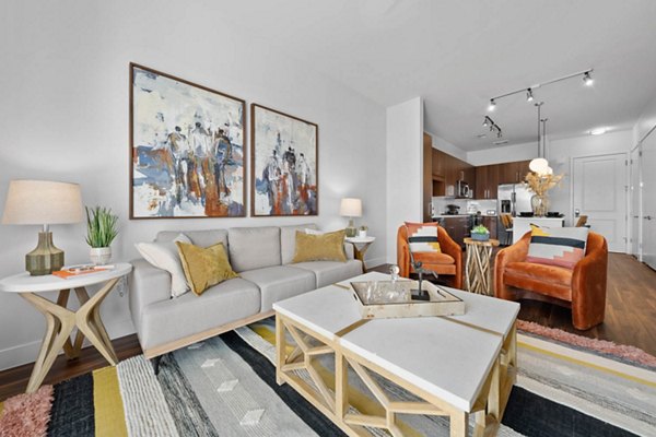 living room at Broadstone Scottsdale Quarters Apartments