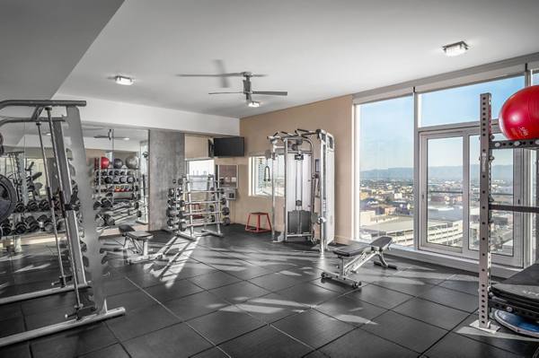 fitness center at CityScape Residences