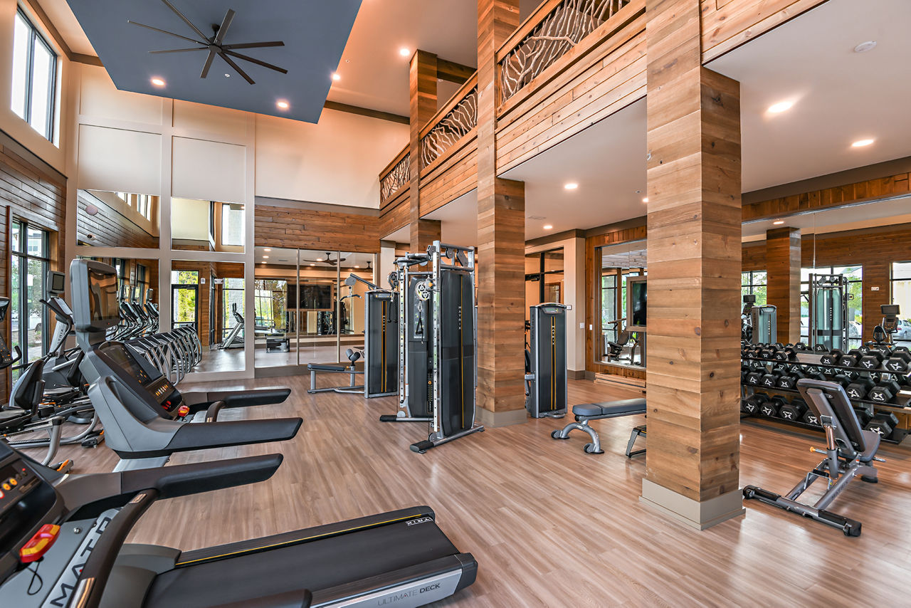 Gym at The Lodge At Hamlin (1 of 3)