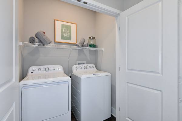 laundry room at The Lodge at Hamlin Apartments