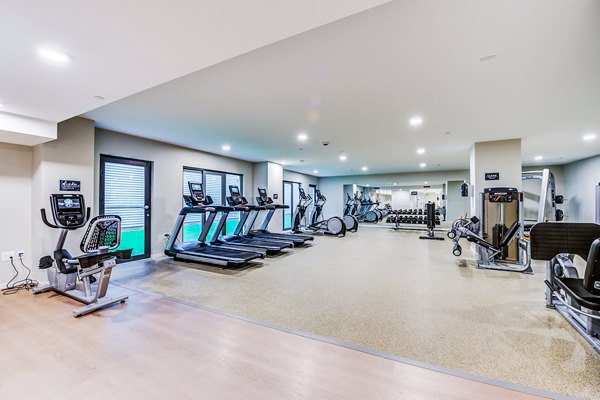 fitness center at Euclid Grand Apartments