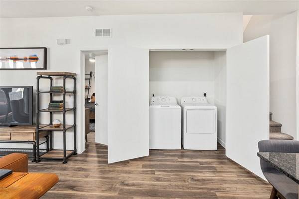 laundry room at Elux at Norterra Apartments