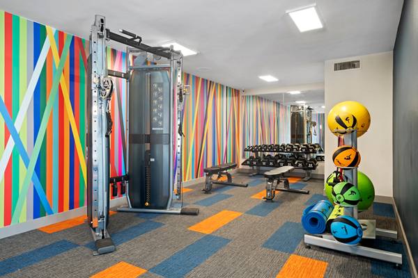 fitness center at Vida46 Apartments