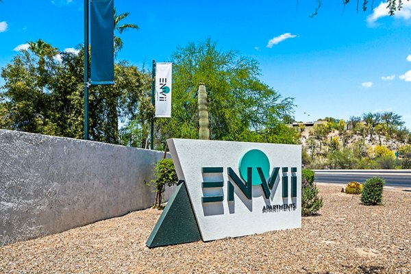 signage at ENVii Apartments