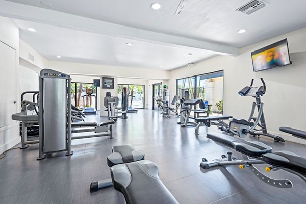 fitness center at ENVii Apartments