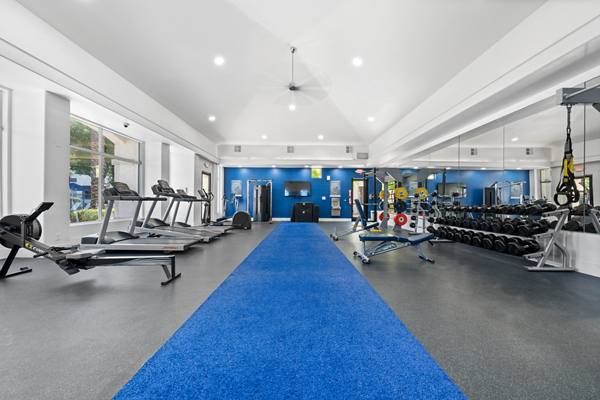 fitness center at Tempe Station Apartments