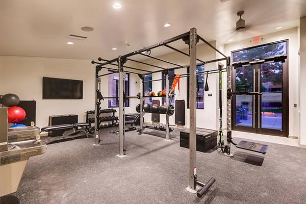 fitness center at Park Meadow Apartments