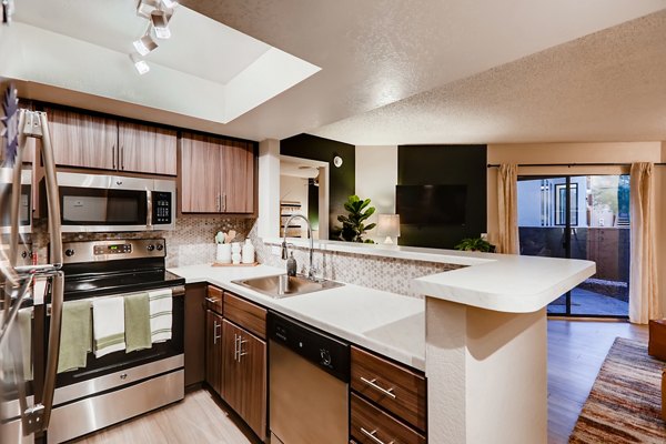kitchen at Park Meadow Apartments