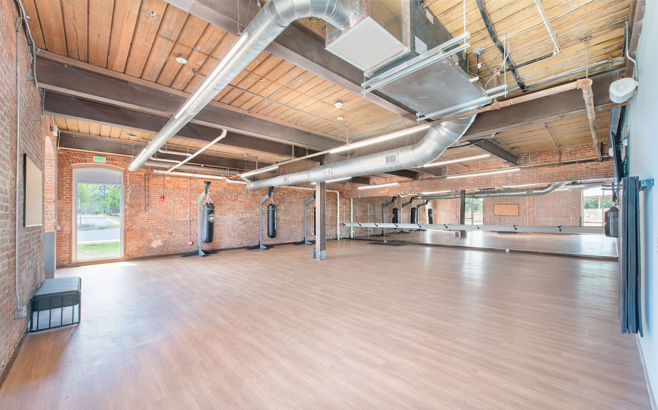 Gym at The Lofts At Woodside Mill Apartments (2 of 3)