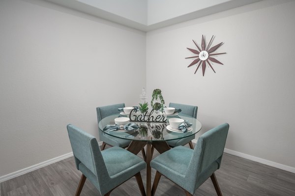 dining area at The Sterling Apartments