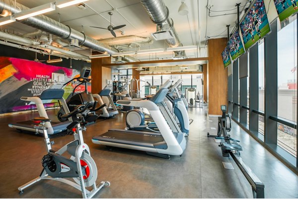 fitness center at Midtown 5 Apartments
