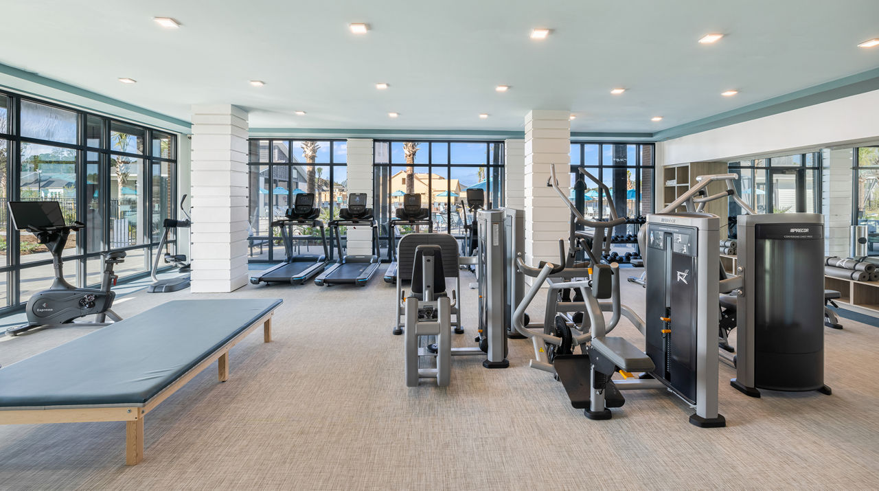 Gym at Restore At Carolina Park Mount Pleasant (1 of 2)