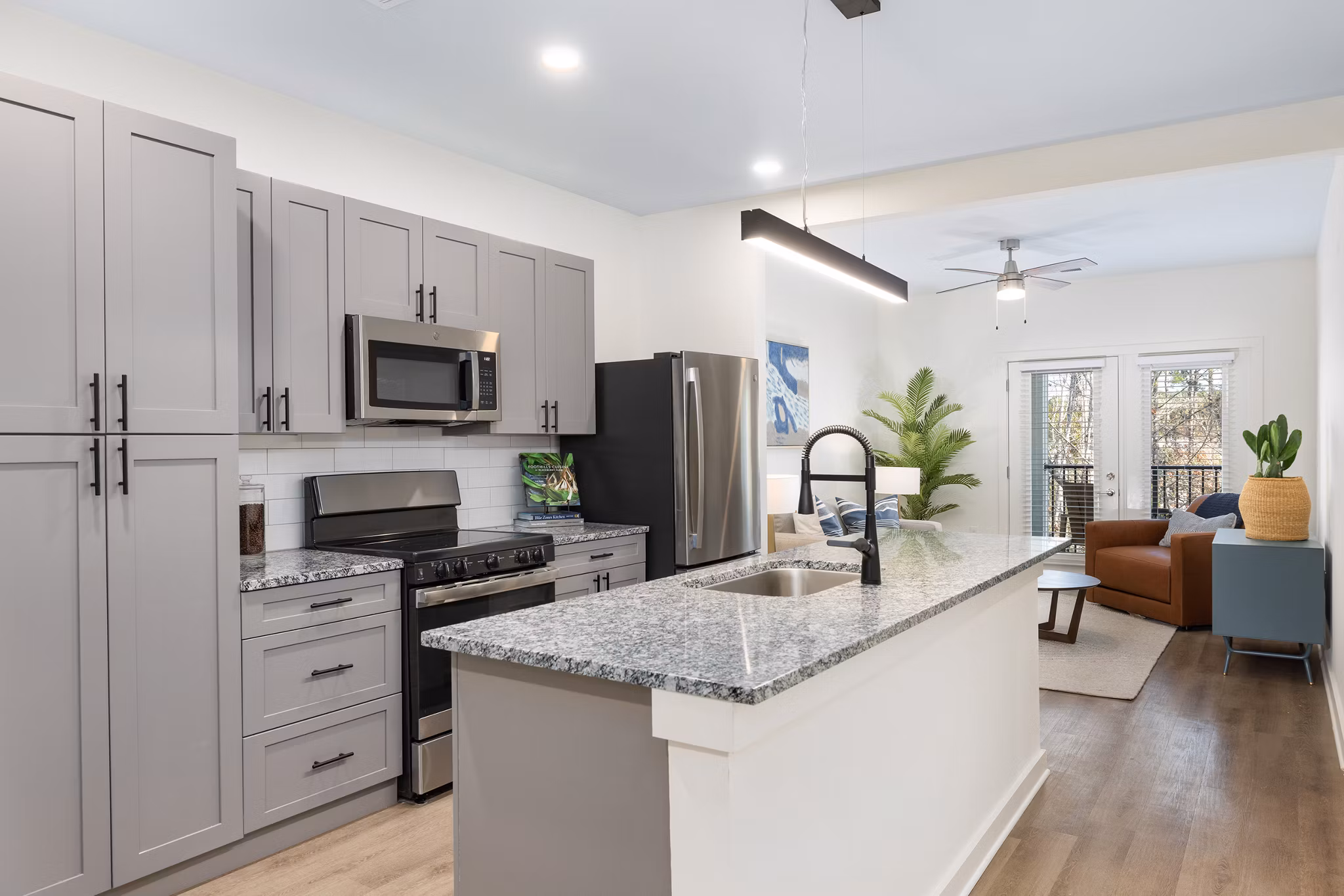 kitchen at Revel at Carolina Park Apartments