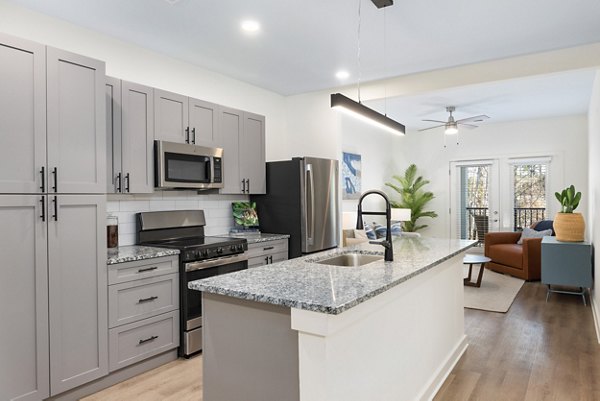 kitchen at Revel at Carolina Park Apartments