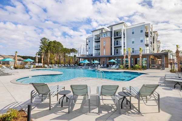 pool at Revel at Carolina Park Apartments