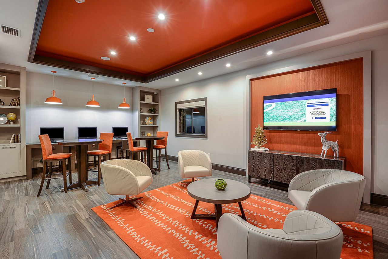 business center at Celebration Pointe Apartments