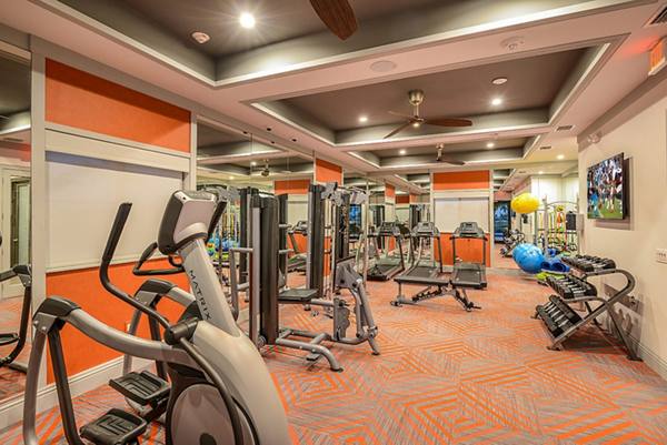 fitness center at Celebration Pointe Apartments