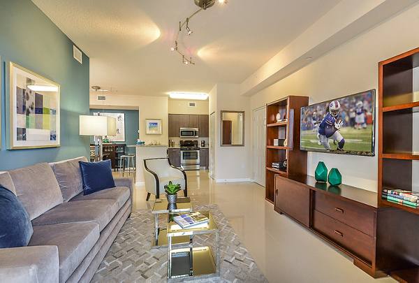living room at Celebration Pointe Apartments