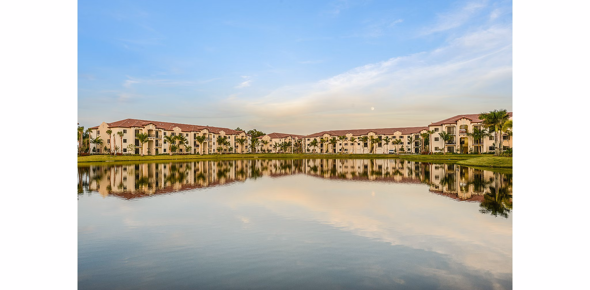 Scenic view from Celebration Pointe Apartments in vibrant cityscape