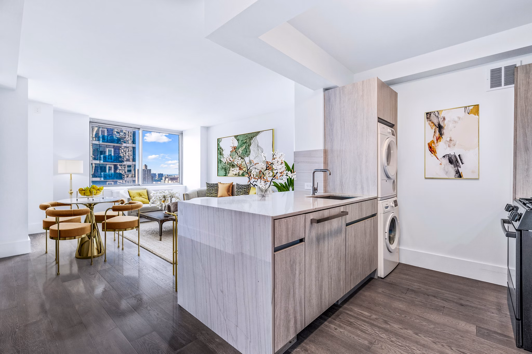 Spacious kitchen with modern appliances at The Biltmore Apartments, luxury living in a Greystar-managed community