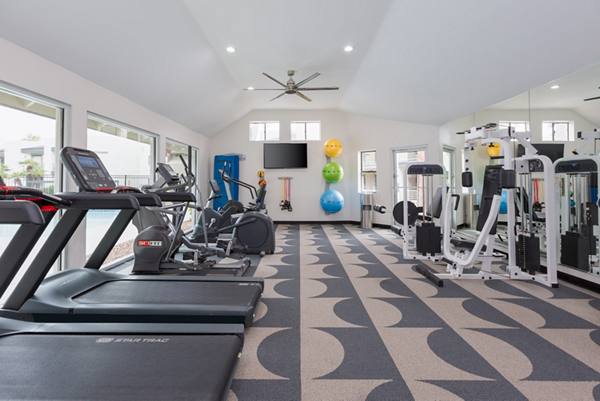 fitness center at Tierra Del Sol Apartments