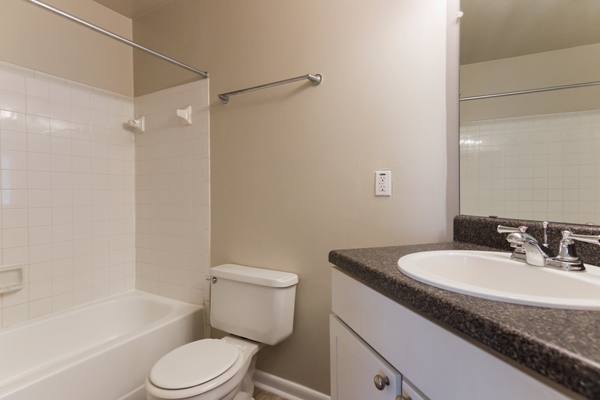 bathroom at Avana Oak Mill Apartments