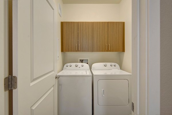 laundry room at Cobalt on 32nd Apartments