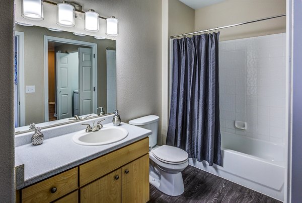 bathroom at Laguna at Arrowhead Ranch Apartments
