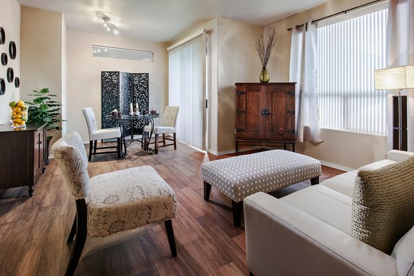 living room at Laguna at Arrowhead Ranch Apartment