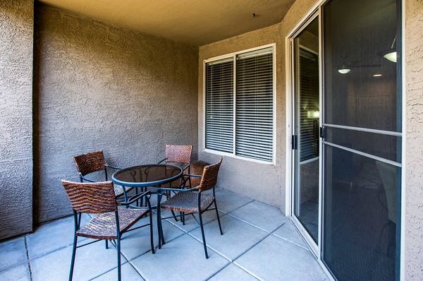 patio/balcony at Laguna at Arrowhead Ranch Apartment