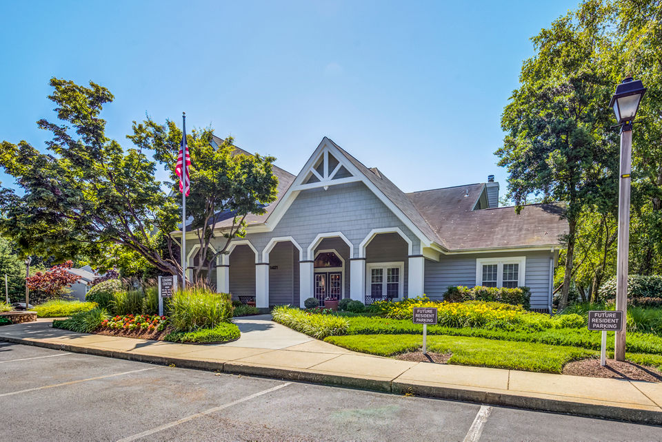 Clubhouse with modern design in Avana Heather Ridge Apartments, perfect for resident gatherings and events