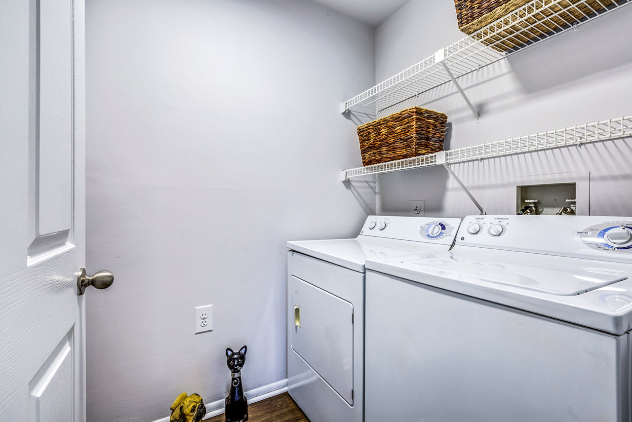 Laundry room at Avana Heather Ridge