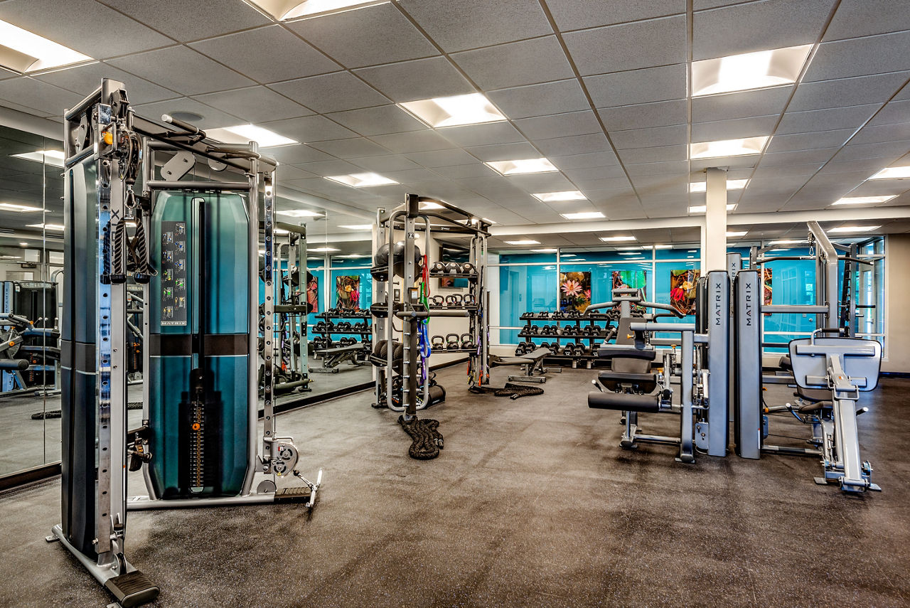 Gym at Addison Row (1 of 2)