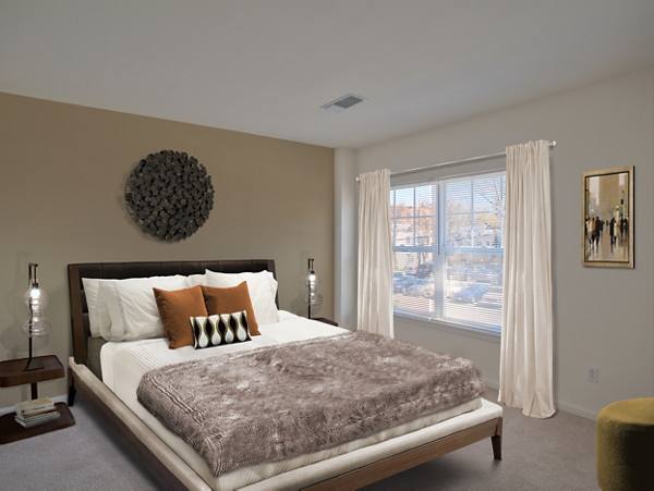 bedroom at The Village at Bronxville Apartments