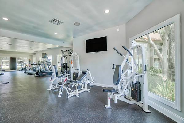 fitness center at Vinings at Westwood Apartments