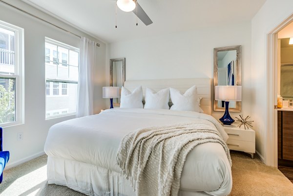 bedroom at Pier 8 at The Preserve Apartments