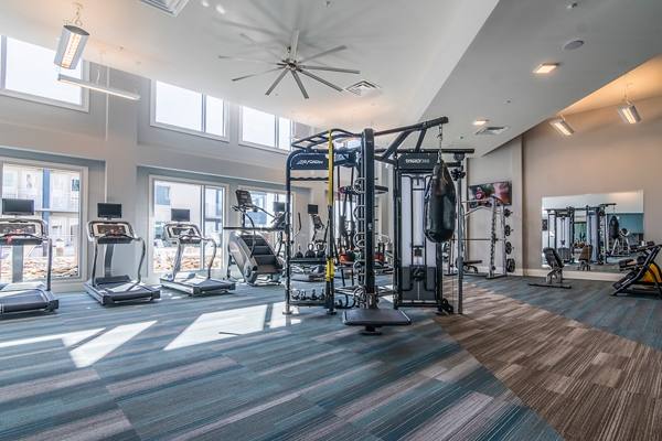 fitness center at 10 WestEdge Apartments