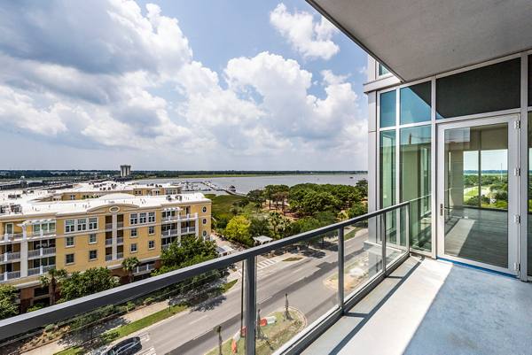 patio/balcony at 10 WestEdge Apartments