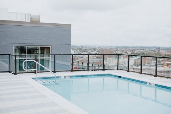 rooftop pool at 225 N Calvert Apartments