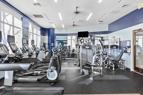 fitness center at Metro 303 Apartments
