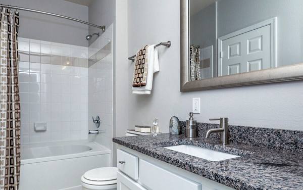 bathroom at 10X Living at Columbia Town Center Apartments
