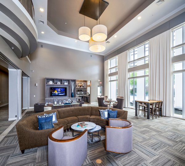 clubhouse/lobby at 10X Living at Columbia Town Center Apartments