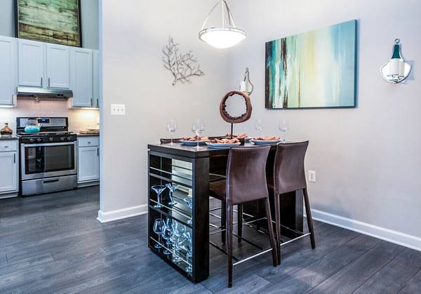 dining room at 10X Living at Columbia Town Center Apartments
