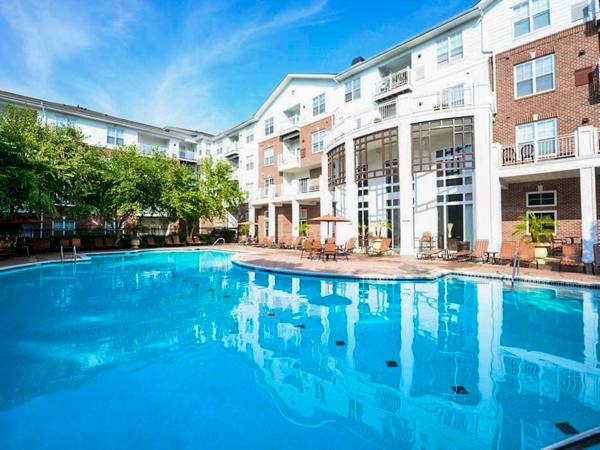 pool at 10X Living at Columbia Town Center Apartments
